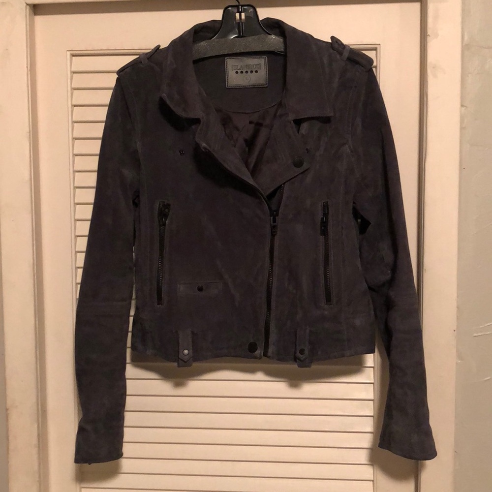 Blank NYC suede Moto jacket